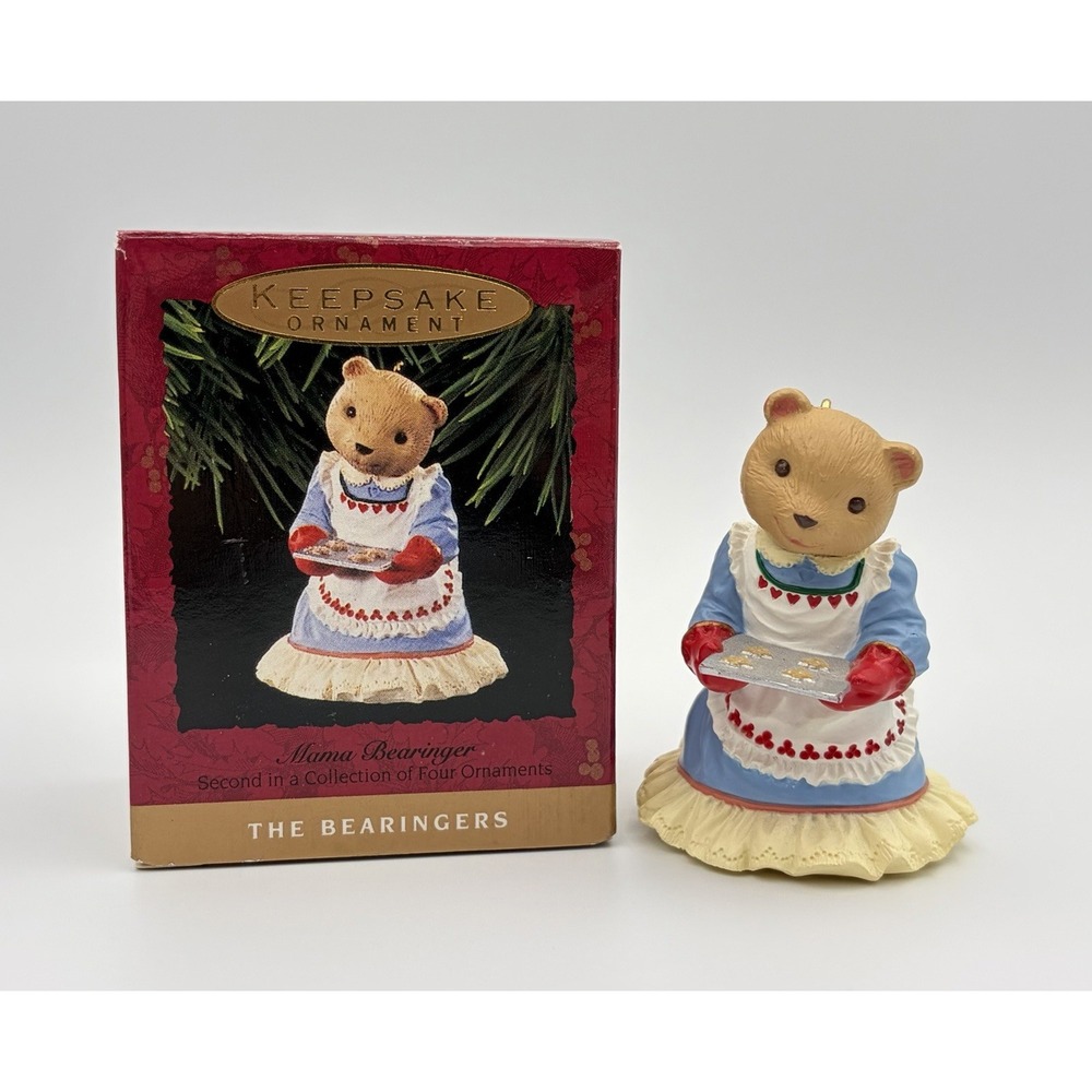 1993 Hallmark Keepsake Ornament Mama Bearinger Bear 2nd The Bearingers Vintage